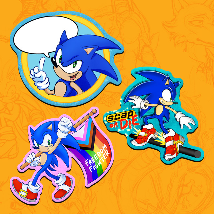 Sonic Stickers - saiyanhajime's Ko-fi Shop - Ko-fi ❤️ Where creators get  support from fans through donations, memberships, shop sales and more! The  original 'Buy Me a Coffee' Page.