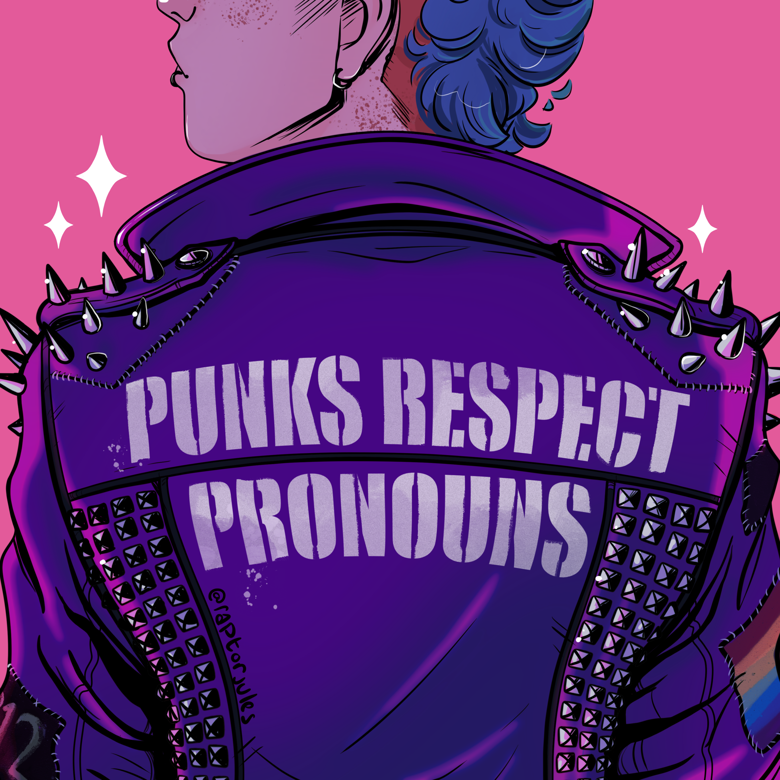 punks-respect-sparkle-sticker-raptorjules-s-ko-fi-shop-ko-fi