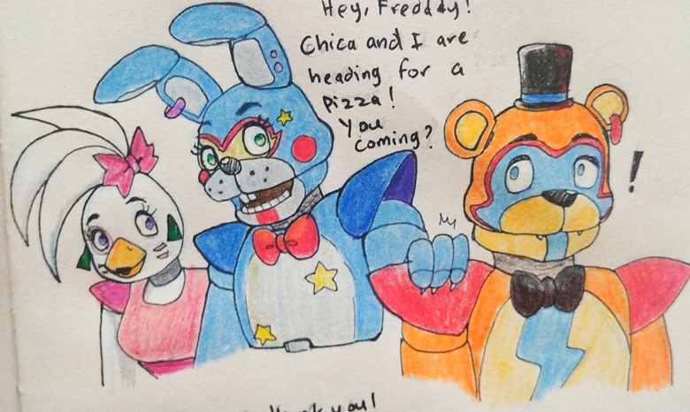 Withered Freddy x withered Bonnie  Fnaf drawings, Fnaf comics, Fnaf art