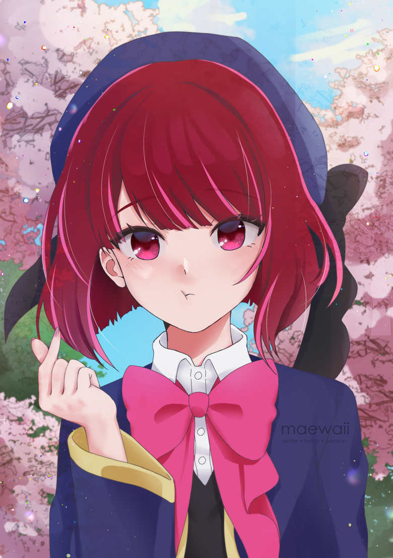 Oshi no Ko - Arima Kana fanart Art Print - maewaii's Ko-fi Shop - Ko-fi ...