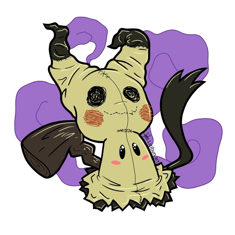 2x2 Pokémon Mimikyu sticker - LiciBun's Ko-fi Shop - Ko-fi ️ Where ...