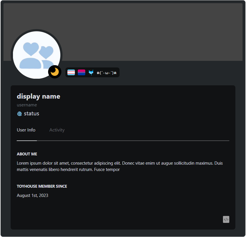 Discord Profile Card HTML - The Antler's Ko-fi Shop - Ko-fi ️ Where ...