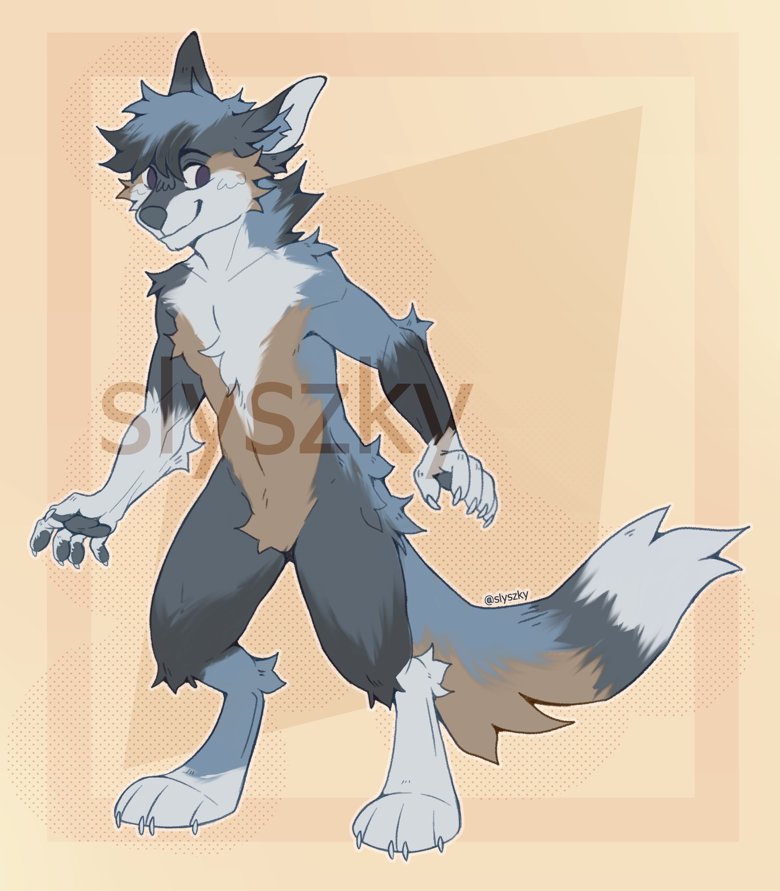 Anthro canine base - slyszky's Ko-fi Shop - Ko-fi ️ Where creators get ...