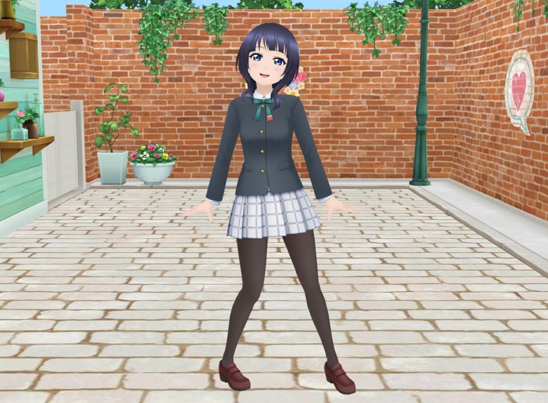 MMD Model Karin Asaka Nijigasaki High School Uniform (Winter) (SIFAS ...