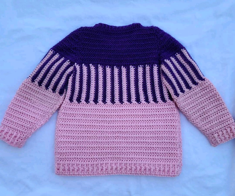 Crochet Stripes Sweater Pattern - Toyslab Creations's Ko-fi Shop - Ko ...