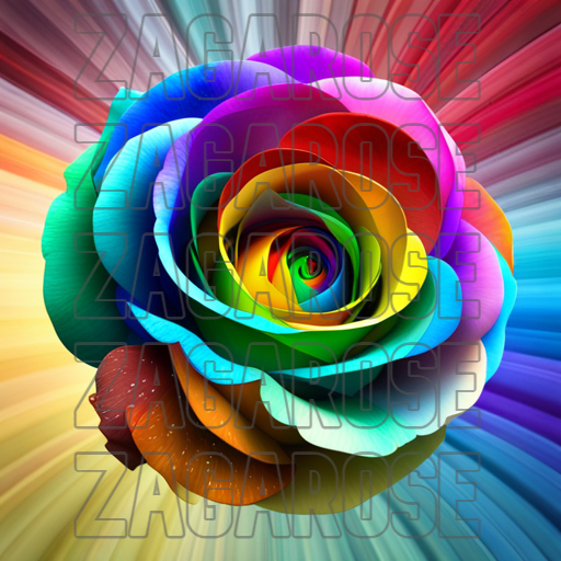 Zagarose Rainbow Roses 07 - Zagarose's Ko-fi Shop