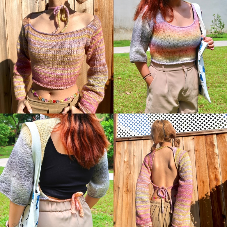 Moonchild Top Knit PDF PATTERN - raii's Ko-fi Shop