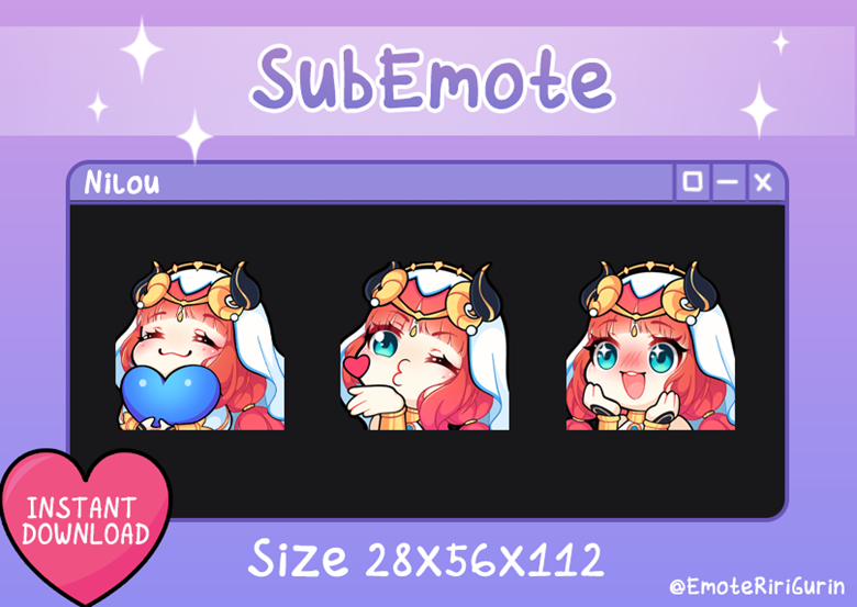 Nilou emotes - RiriGurin's Ko-fi Shop - Ko-fi ️ Where creators get ...