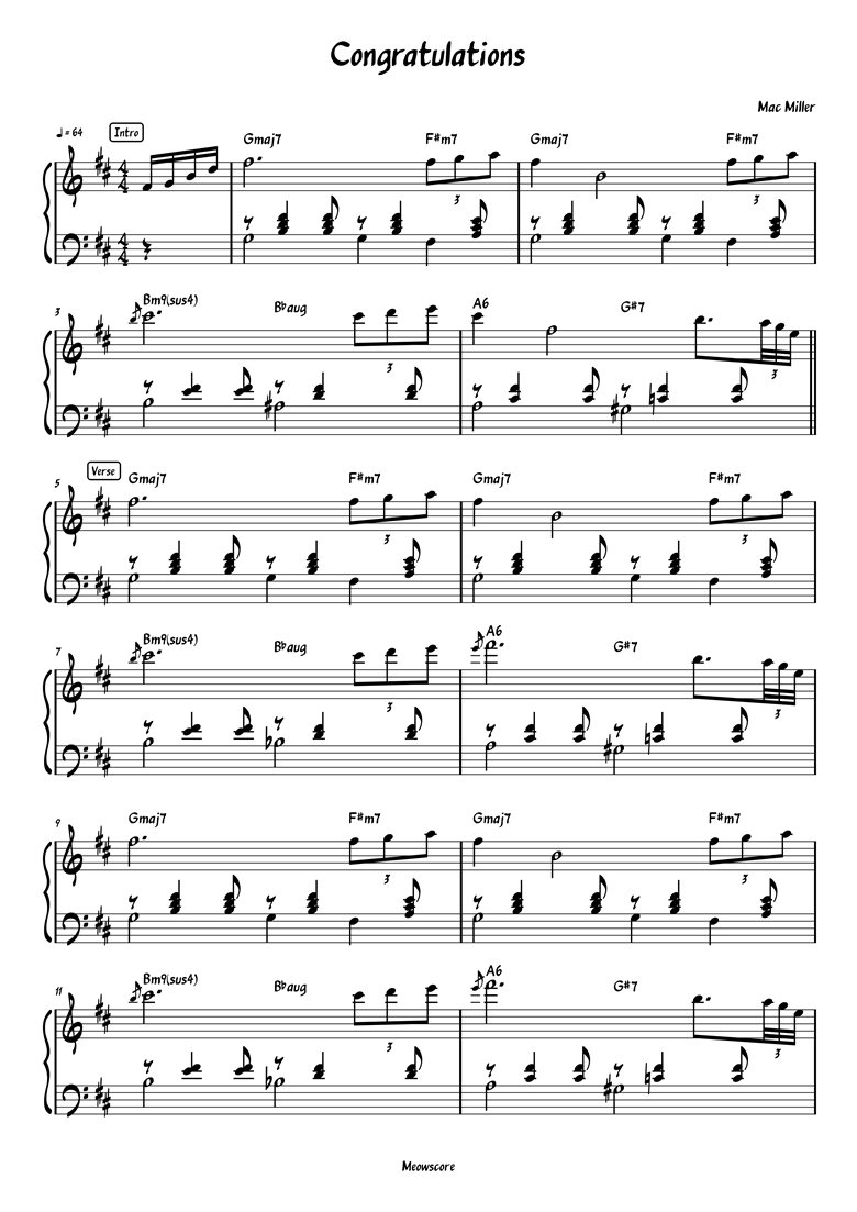 Congratulations Mac Miller Piano Meowscore s Ko fi Shop Ko fi 
