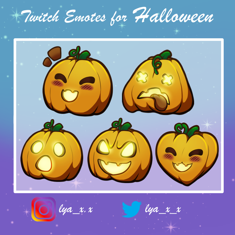 Pumkin Twitch Emotes - Lya's Ko-fi Shop - Ko-fi ️ Where creators get ...