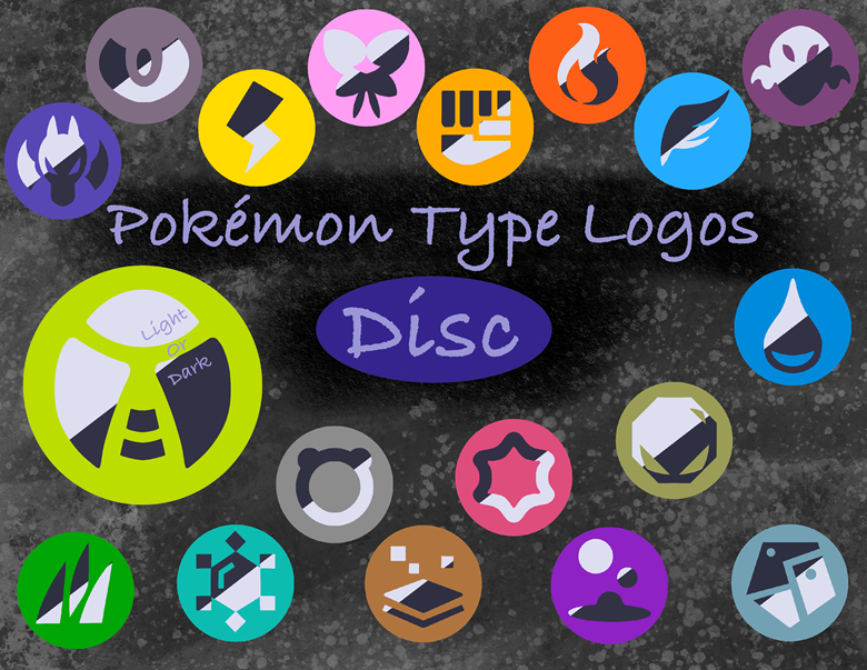 Pokemon Type Logos - Disc - TundraKatieBean's Ko-fi Shop - Ko-fi