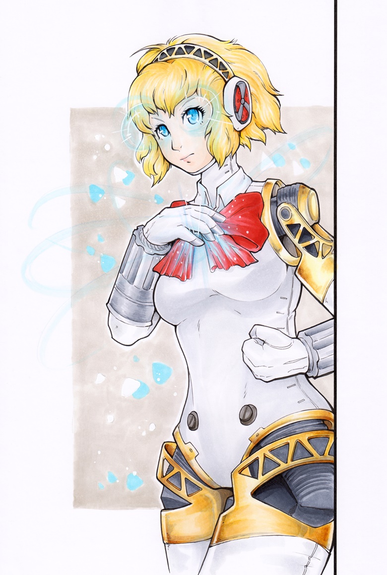 Original Drawing (A4): Aigis - Katze draws things!'s Ko-fi Shop - Ko-fi ...