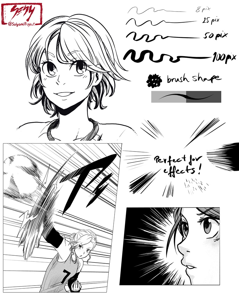 CSP Brush: Split Tilt Inker