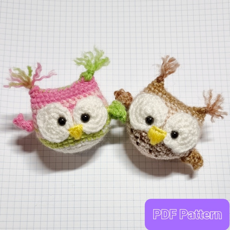 Owl Buddy - Crochet Pattern - PDF - Purple Fox Loops's Ko-fi Shop - Ko ...