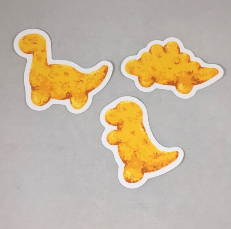 Dino Nuggets sticker set - SkipB_art's Ko-fi Shop - Ko-fi ️ Where ...