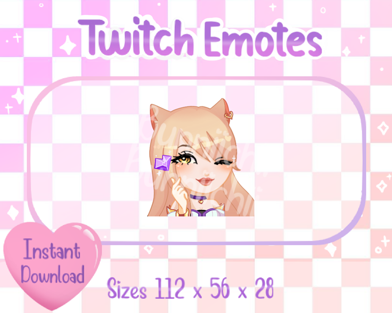 K/DA Ahri Heart Emote - League of Legends Twitch/Discord Emote ...