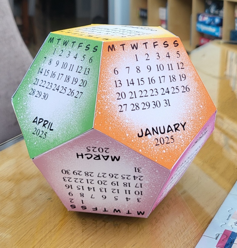 pdf-jpeg-instant-download-templates-to-print-cut-and-make-a-desktop-dodecahedron-2025-3d-calendar-great-christmas-gift-sarah-trebilcock-s-ko-fi-shop-ko-fi-where-creators-get