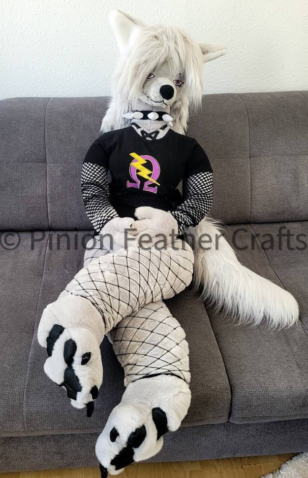 Large Wolf anthro furry doll - Pinion Feather Crafts's Ko-fi Shop - Ko ...