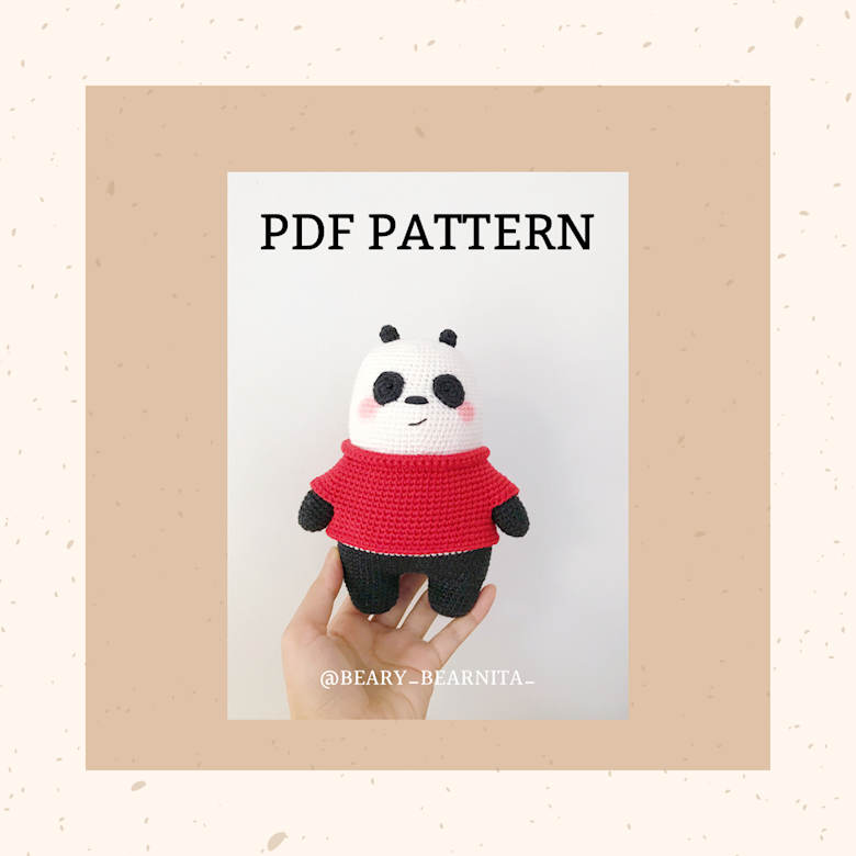 we bare bears crochet pattern beary_bearnita_'s Kofi Shop Kofi ️