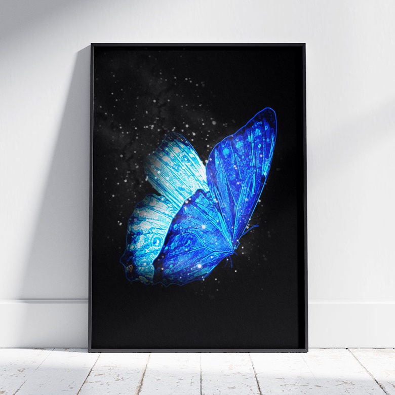Free blue butterflies  Butterfly printable, Butterfly images