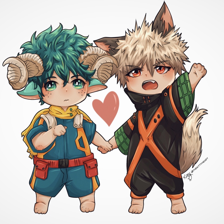 BKDK Hybrid Chibi 3” Acrylic Charm - Kitty Heart's Ko-fi Shop - Ko-fi ️ ...