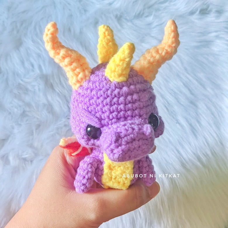 Amigurumi Spyro the Dragon Crochet Pattern (PDF) Abubot ni Kitkat's