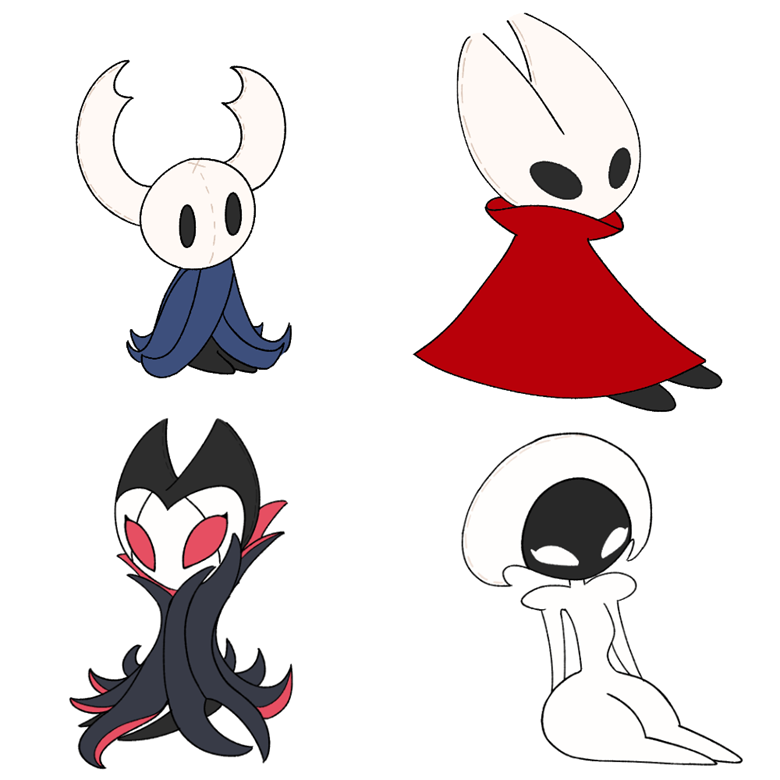 Hollow Knight Plushie Pack - Khyvehes's Ko-fi Shop - Ko-fi ️ Where ...