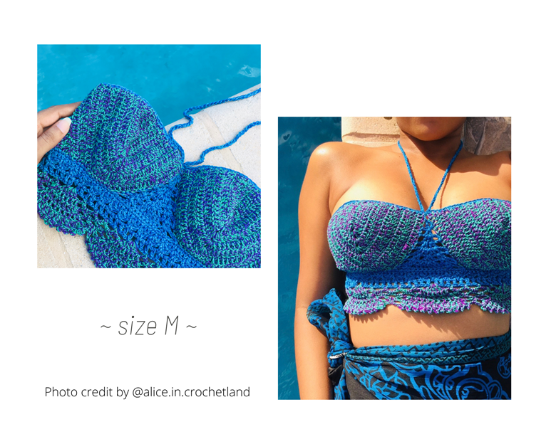 Crochet pattern - Bralette - Crochets from Leane's Ko-fi Shop - Ko-fi ❤️  Where creators get support from fans through donations, memberships, shop  sales and more! The original 'Buy Me a Coffee' Page.