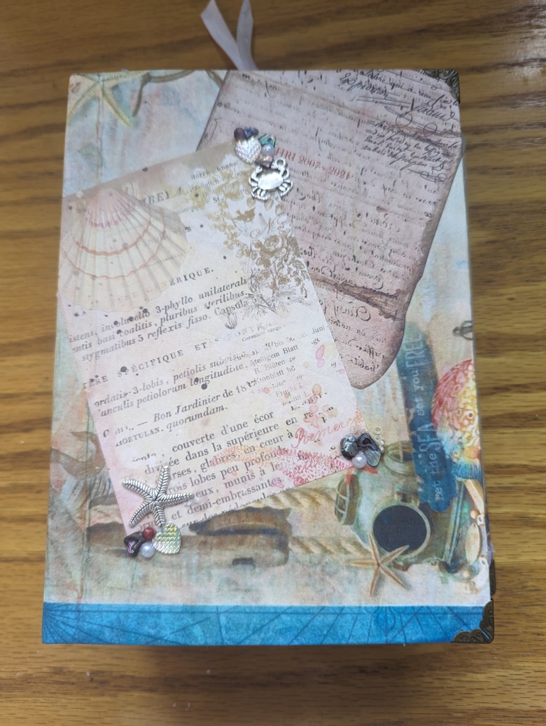 Hand orders created junk journal