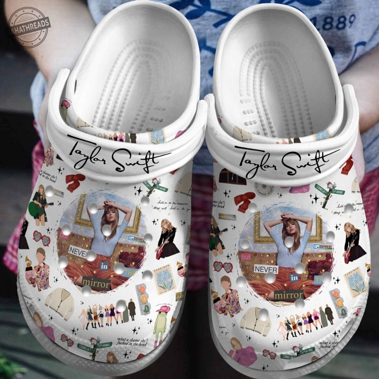 Taylor Swift Music Crocs Crocband Clogs Shoes Comfortable For Men Wome ...