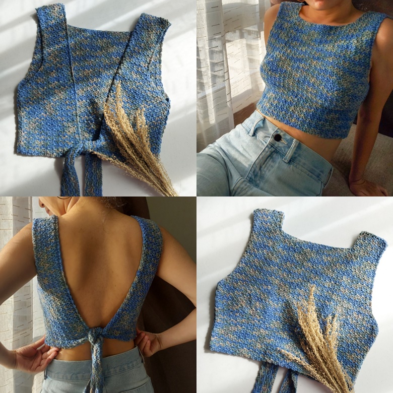 Beginner Friendly CROCHET PATTERN Deep-v Cami Top Pattern