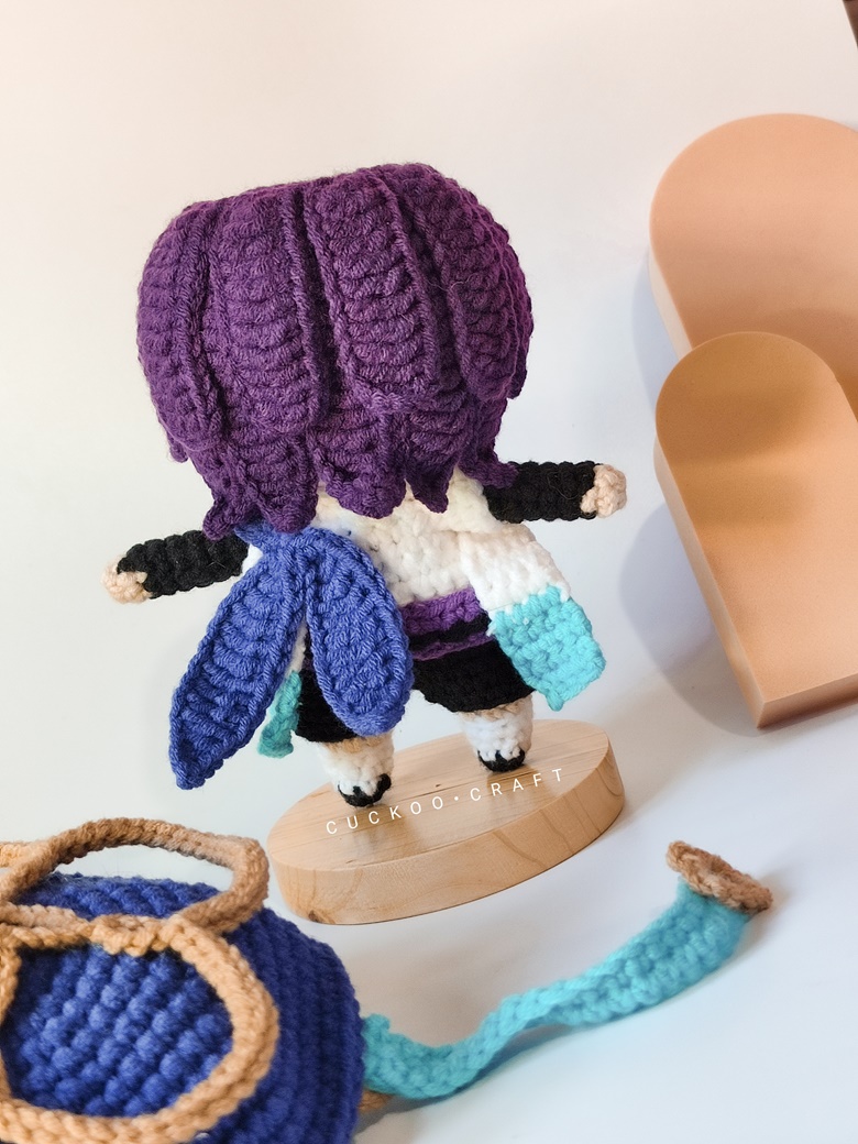 Wanderer/Scaramouche Crochet/Amigurumi Pattern Cuckoo Craft's Kofi