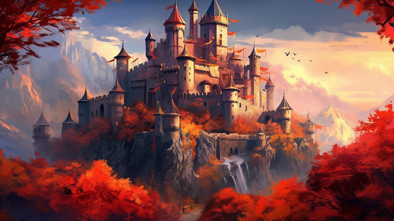 Fantasy Castle Art