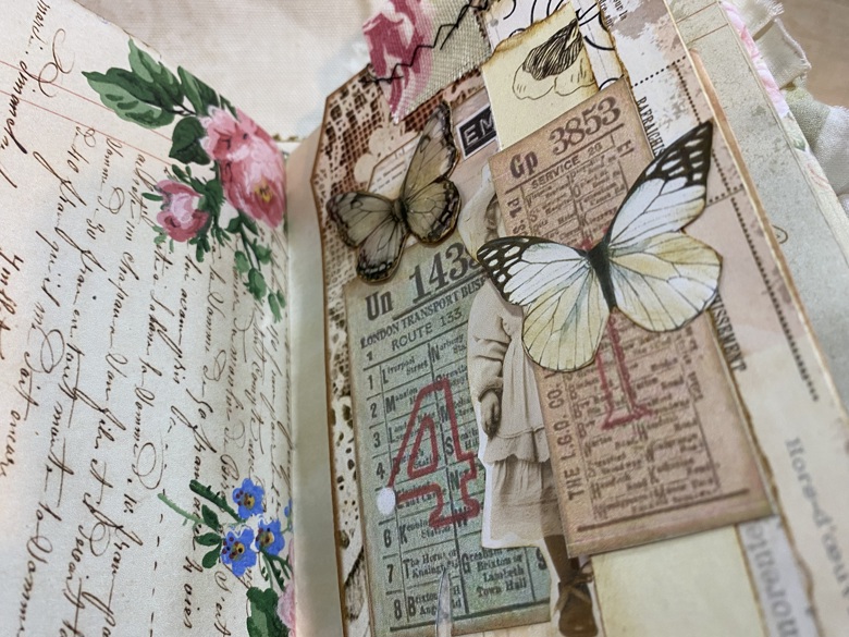 A chunky Vintage junk journal journal Called Reflection FREE SHIPPING OFFER  - Yvonne Prestons Crafty Little corner 's Ko-fi Shop