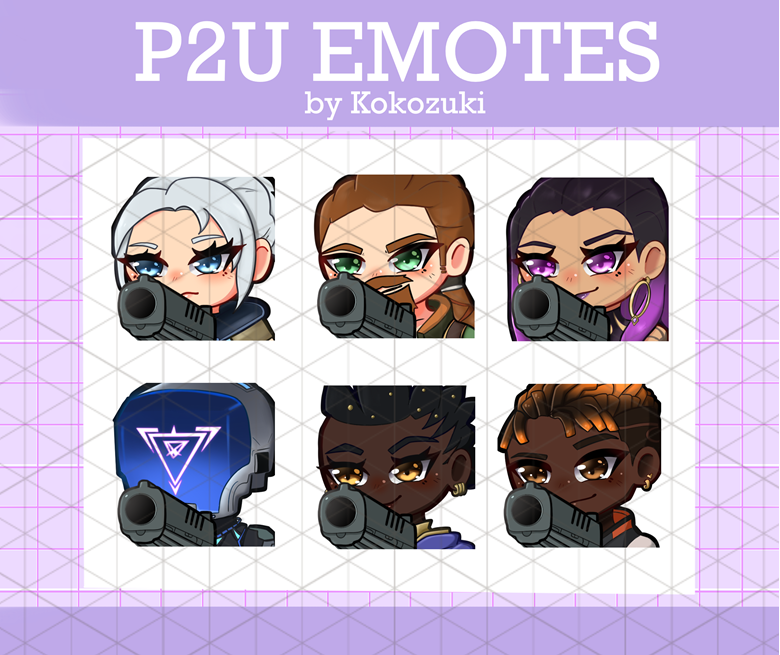 P2U Valorant Emotes Pack 3 - Kokozuki's Ko-fi Shop - Ko-fi ️ Where ...