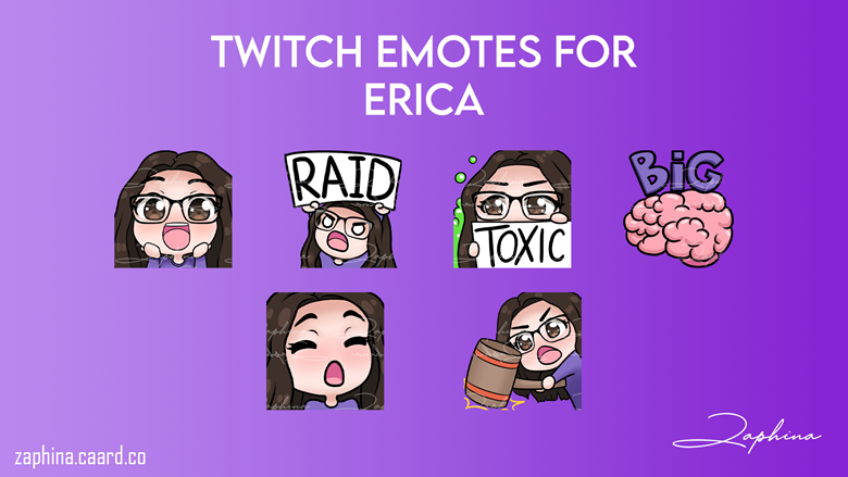 Custom Twitchdiscord Emotes Zaphinas Ko Fi Shop Ko Fi ️ Where Creators Get Support From