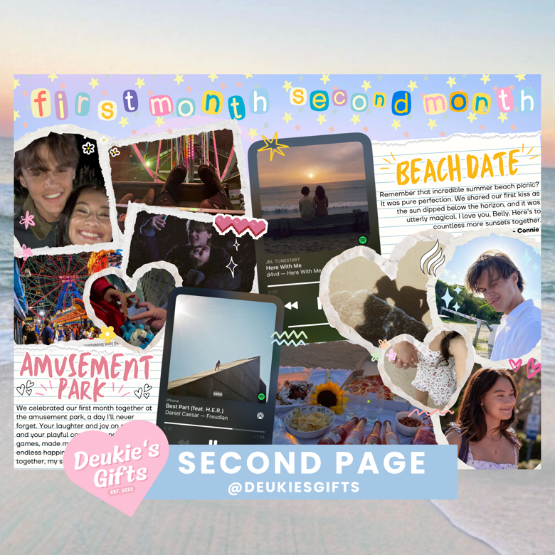 Digital Scrapbook Monthsary Edition (The summer I turned pretty