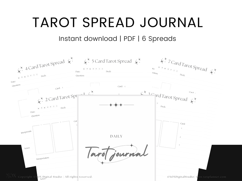Pink Tarot Journal Printable, Oracle Card Journal PDF, Tarot Spread Pages -  Anja Arho's Ko-fi Shop - Ko-fi ❤️ Where creators get support from fans  through donations, memberships, shop sales and more!
