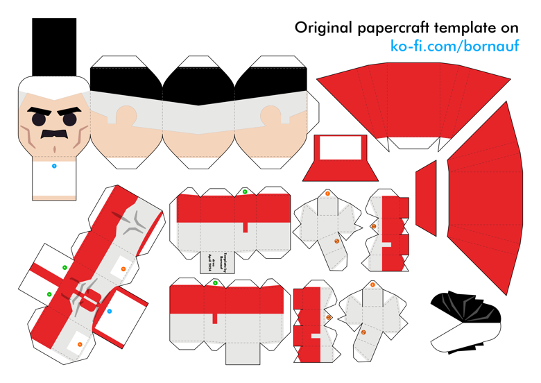 Grayson Family- Invincible Papercraft Template - Bornauf's Ko-fi Shop ...