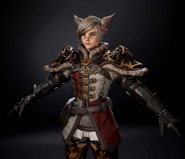 ffxiv miqote paladin