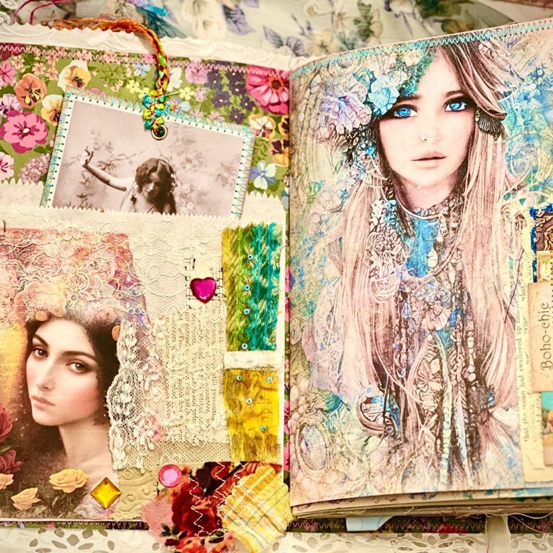 Bohemian Girl Junk Journal - Rach and Bella Crafts's Ko-fi Shop - Ko-fi ...