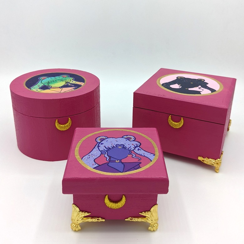 Sailor Moon Mini Tin Box made in Japan 