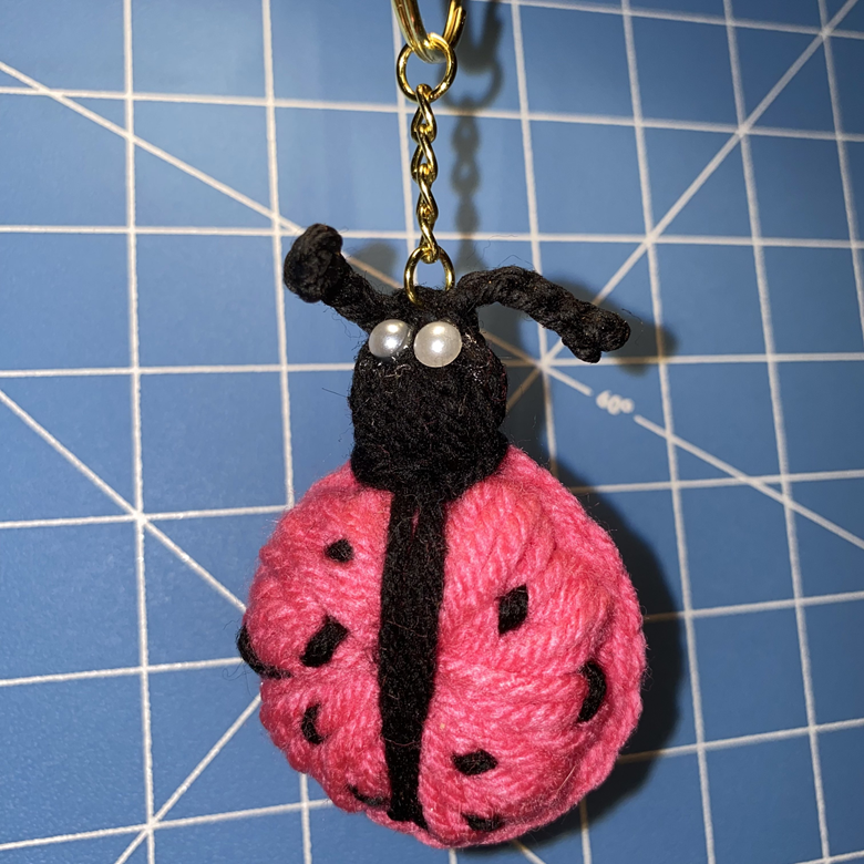 Strawberry and Ladybug Keychains Alena Lore's Kofi Shop Kofi ️ Where creators get support