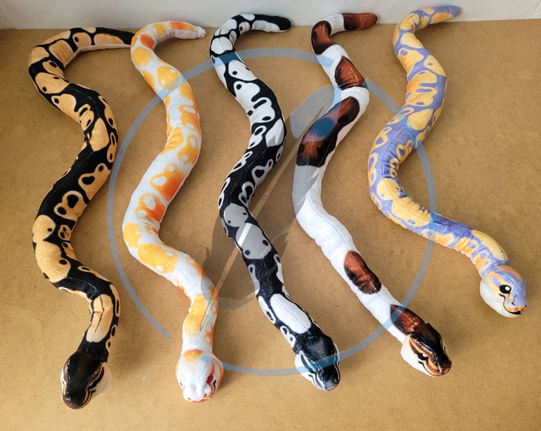 Ball Python Plush - Pinion Feather Crafts's Ko-fi Shop - Ko-fi ️ Where ...
