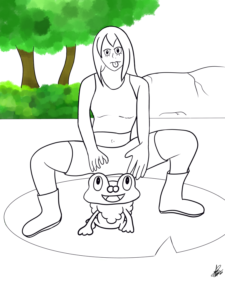 Pokemon Froakie Coloring Page - Get Coloring Pages