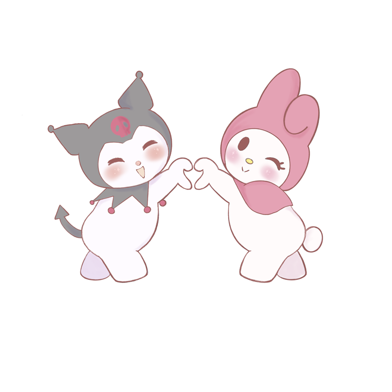 kuromi & my melody sticker template - milsz_z's Ko-fi Shop - Ko-fi ❤️ Where  creators get support from fans through donations, memberships, shop sales  and more! The original 'Buy Me a Coffee