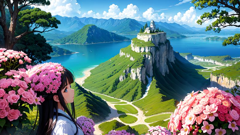 10 Anime Beautiful Scenery 10240 x 5760 px UHD #3