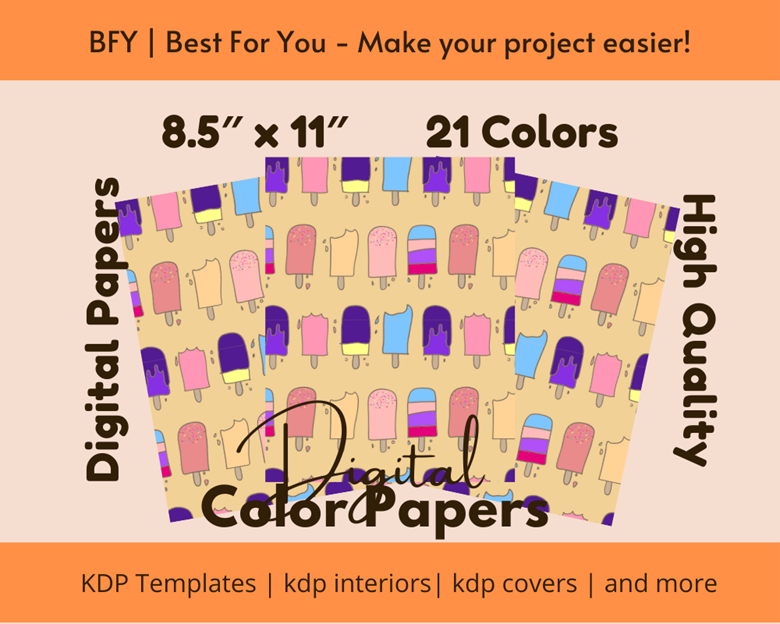 20 Digital Color Papers Fast Food Color Paper 8.5 x 11* Commercial Use -  BFY DIGITAL's Ko-fi Shop - Ko-fi ❤️ Where creators get support from fans  through donations, memberships, shop sales