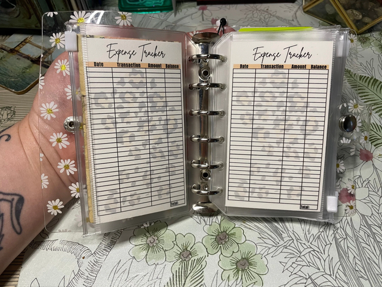 A6 and A7 Expense/Spending Trackers For Wallet