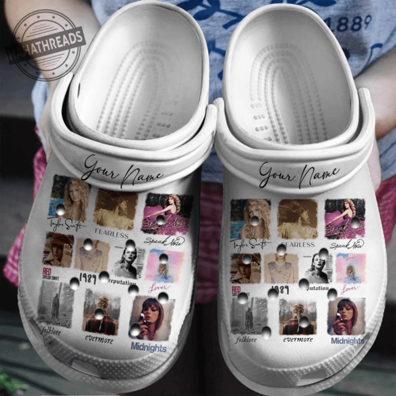 Taylor Swift Crocband Clogs Comfortable Shoes Crocs Mens Womens Eras T ...